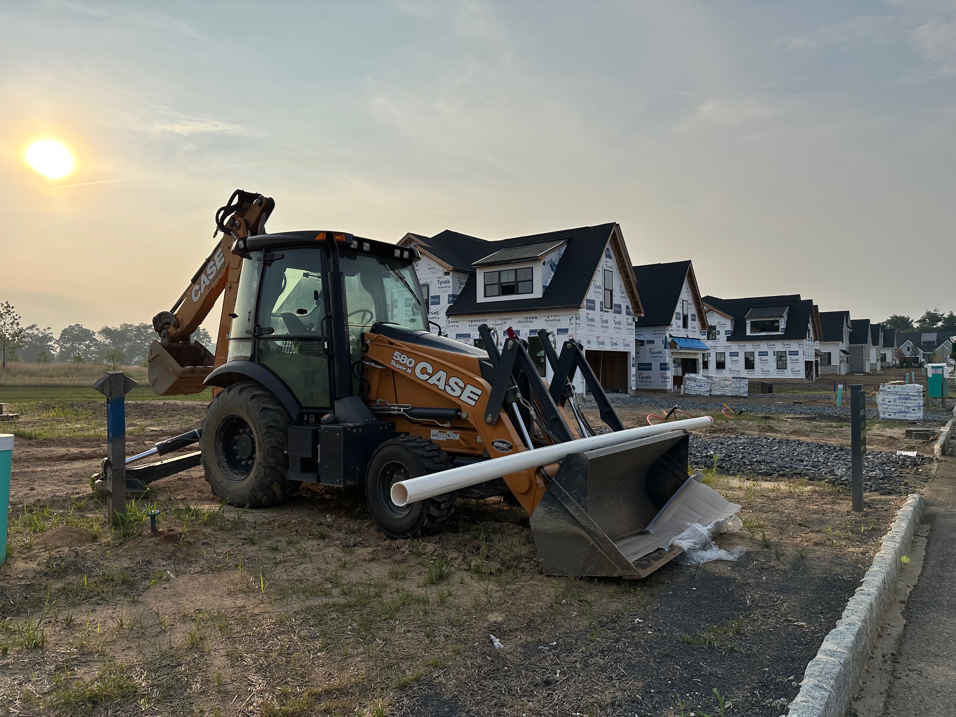 Construction at Stone Meadows Farm in Langhorne PA